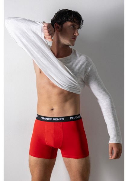 Erkek 6'lı Lüx Kutulu Pamuklu ve Likralı Boxer modelleri