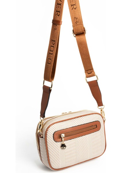 Bej - Taba SP1162 Kadın Çapraz Çanta fırsatları