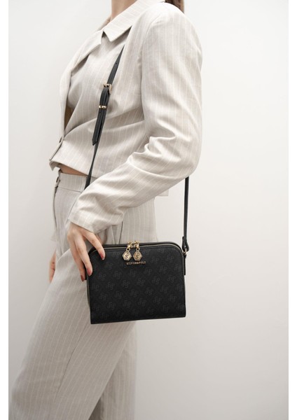 Siyah SP888 Kadın Çapraz Çanta