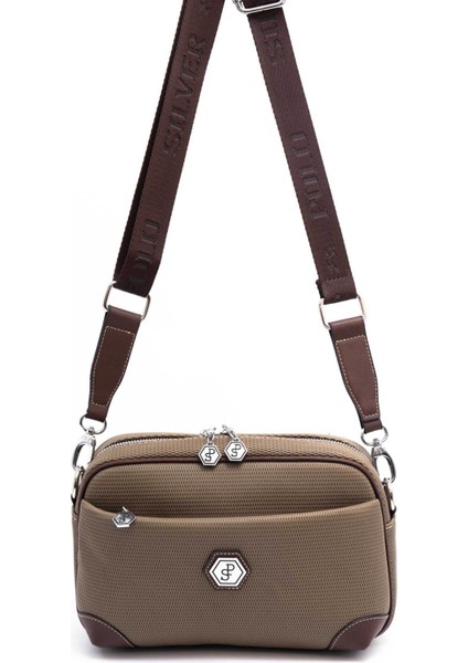 L.haki - Kahve SP1094 Kadın Çapraz Çanta
