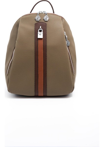 L.haki - Kahve SP1123 Kadın Sırt Çantası