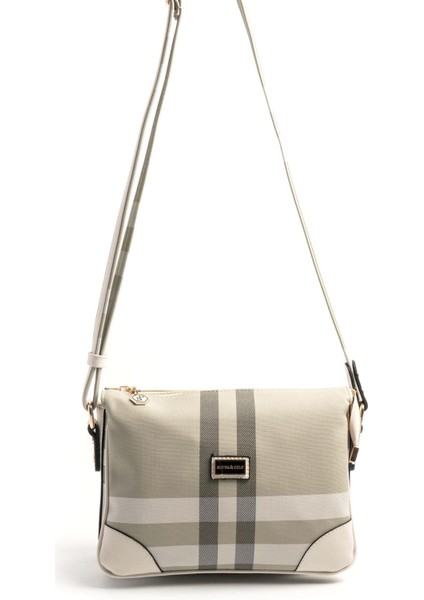 A.yeşil - Kemik SP784 Kadın Çapraz Çanta