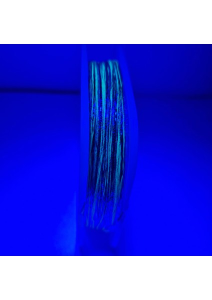 Hazır Çapari Kombini Ultraviyole Uv Neon Koyu Yeşil Makara