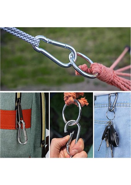 Karabina Galvanizli Hamak ve Kubbe Ring Salıncak Outdoor Askısı modelleri