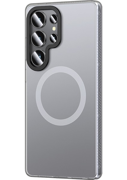 Galaxy S25 Ultra Kılıf Magsafe Şarj Özellikli Benks Lucid Armor Kapak Titanyum