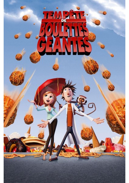 Cloudy With A Chance Of Meatballs (2009) 1 (Folyo / Afiş / Poster) 2180 ( 70 cm x 100 cm )