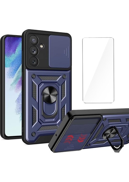 Samsung Galaxy A56 Kılıf Sürgülü Vega ve Ekran Koruyucu