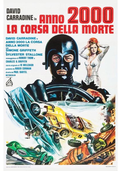 Death Race 2000 (1975) (Folyo / Afiş / Poster) 2393 ( 70 cm x 100 cm )