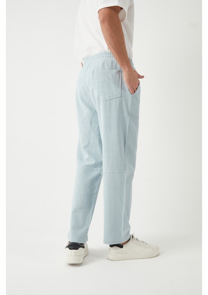 Erkek Rahat Kalıp Lastikli Baggy Pantolon