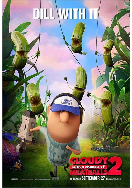 Cloudy With A Chance Of Meatballs 2 (2013) (Folyo / Afiş / Poster) 2181 ( 70 cm x 100 cm )