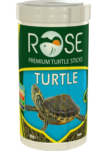 Kaplumbağa Yemi 100ml, Bluefeel 100ml Turtle Sticks Sürüngen Çubuk Yem, Vitamin Seti