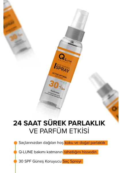 30 Spf Güneş Koruyucu Saç Parfümü / Saç Parlatıcı Sprey 100ML (30 Spf Haır Shınıng Spray-Haır Care) fiyatları