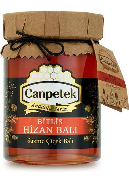 Bitlis Hizan Süzme Çiçek Balı Kavanoz 450 gr