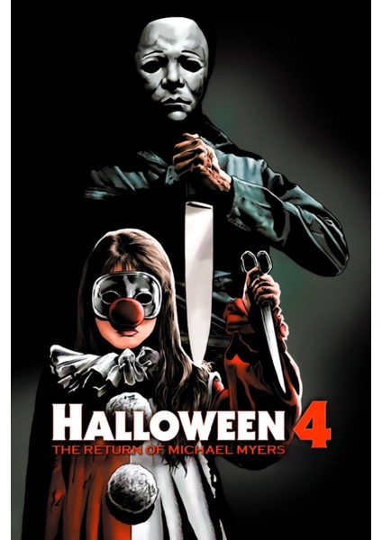 Halloween 4 The Return Of Michael Myers (1988) 1 (Folyo / Afiş / Poster) 3290 ( 70 cm x 100 cm )
