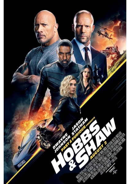 Hobbs & Shaw (2019) 0002 (Folyo / Afiş / Poster) 3537 ( 70 cm x 100 cm )