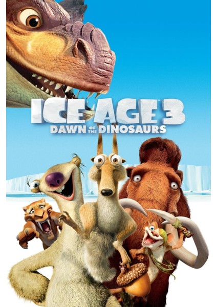 Ice Age Dawn Of The Dinosaurs (2009) 4 (Folyo / Afiş / Poster) 3708 ( 70 cm x 100 cm )