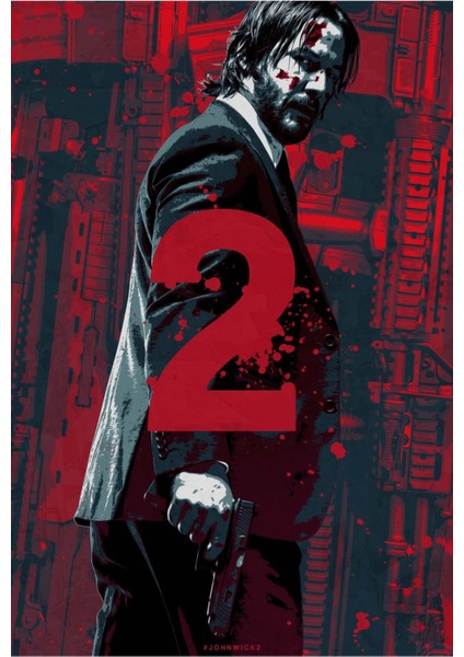 John Wick Chapter 2 (2017) 0004 (Folyo / Afiş / Poster) 3944 ( 70 cm x 100 cm )