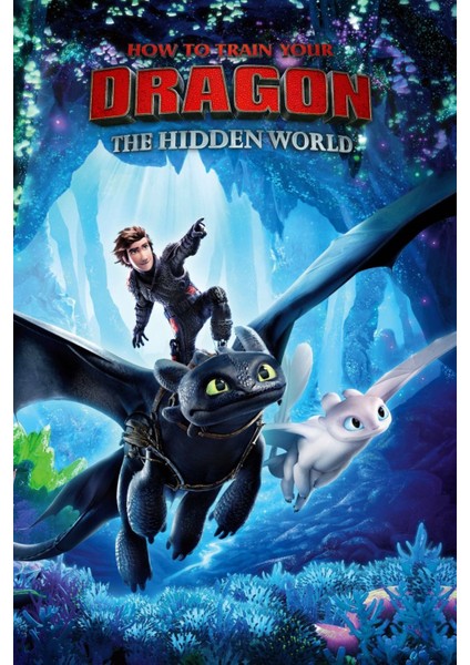 How To Train Your Dragon The Hidden World (2019) 1 (Folyo / Afiş / Poster) 3643 ( 70 cm x 100 cm )