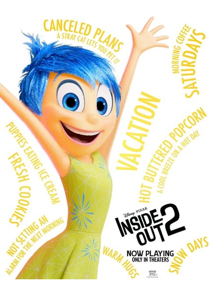 Inside Out 2 (2024) 0016 ( Folyo ) - Afiş - POSTER-3795 ( 70 cm x 100 cm )