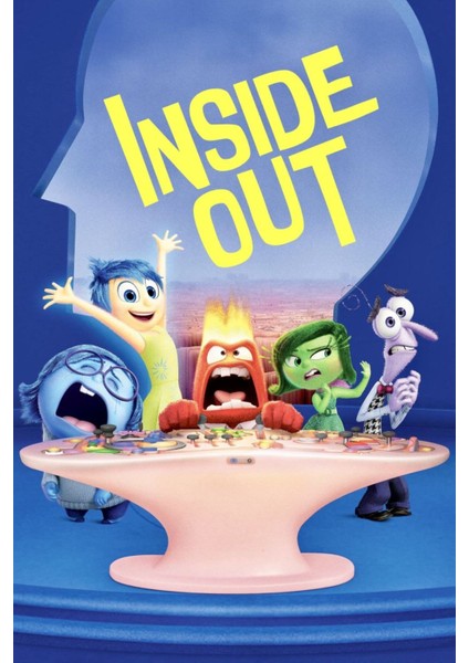 Inside Out (2015) 0006 ( Folyo ) - Afiş - POSTER-3788 ( 70 cm x 100 cm )