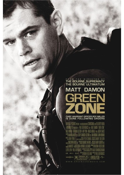 Green Zone (2010) ( Folyo ) - Afiş - POSTER-3200 ( 70 cm x 100 cm )