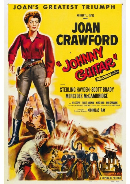 Johnny Guitar (1954) ( Folyo ) - Afiş - POSTER-3992 ( 70 cm x 100 cm )