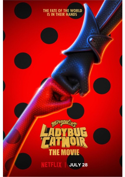 Ladybug & Cat Noir The Movie (2023) 0002 ( Folyo ) - Afiş - POSTER-4274 ( 70 cm x 100 cm )
