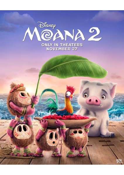 Moana 2 (2024) 0012 ( Folyo ) - Afiş - POSTER-4664 ( 70 cm x 100 cm )