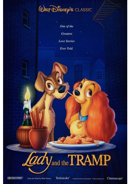 Lady And The Tramp (1955) 1 ( Folyo ) - Afiş - POSTER-4269 ( 70 cm x 100 cm )