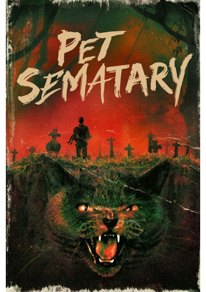 Pet Sematary (1989) 1 ( Folyo ) - Afiş - POSTER-5014 ( 70 cm x 100 cm )