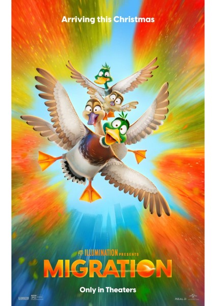 Migration (2023) 0002 ( Folyo ) - Afiş - POSTER-4599 ( 70 cm x 100 cm )