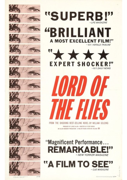 Lord Of The Flies (1963) 1 ( Folyo ) - Afiş - POSTER-4390 ( 70 cm x 100 cm )