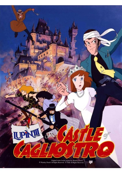 Lupin The Third The Castle Of Cagliostro (1979) ( Folyo ) - Afiş - POSTER-4411 ( 70 cm x 100 cm )