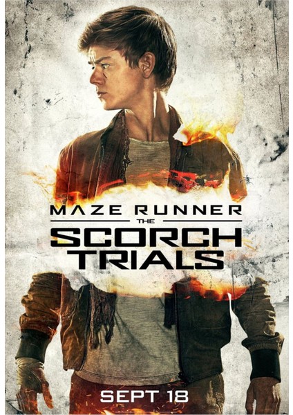 Maze Runner The Scorch Trials (2015) 1 ( Folyo ) - Afiş - POSTER-4524 ( 70 cm x 100 cm )