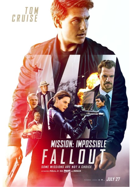Mission Impossible - Fallout (2018) 2 ( Folyo ) - Afiş - POSTER-4633 ( 70 cm x 100 cm )