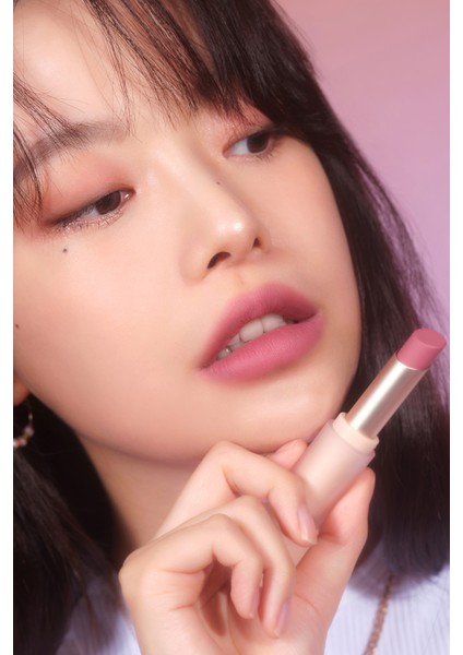 Mat Bitişli ve Uzun Süre Kalıcı Stick Ruj PERIPERA Ink Mood Matte Stick (02 Pink Go Up)