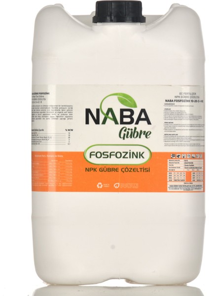Naba Fosfozink 20 Lt
