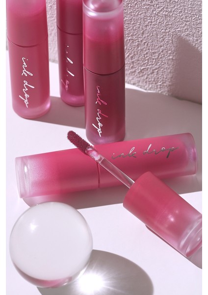 Canlı Renklerde Uzun Süreli Parlak Kalıcılık Sunan Tint PERIPERA Ink Mood Drop Tint(09 Bubble Berry)