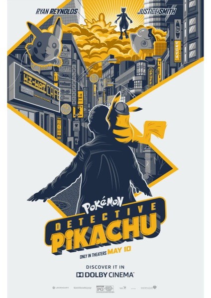Pokemon Detective Pikachu (2019) 9 ( Folyo ) - Afiş - POSTER-5138 ( 70 cm x 100 cm )