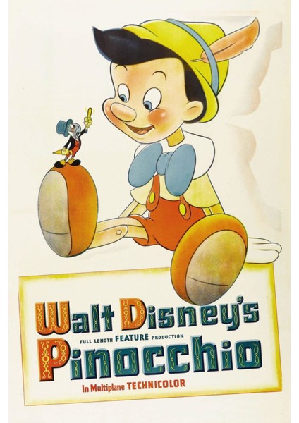 Pinocchio (1940) 5 ( Folyo ) - Afiş - POSTER-5049 ( 70 cm x 100 cm )