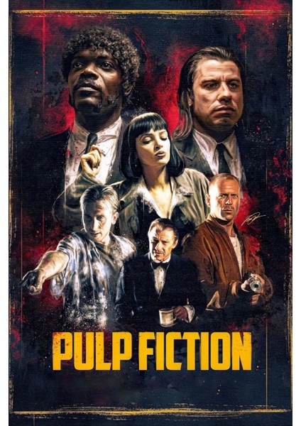 Pulp Fiction (1994) 0002 Afiş - Poster ( Folyo ) - Afiş - POSTER-5225 ( 70 cm x 100 cm )