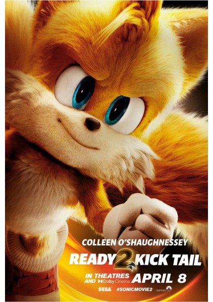 Sonic The Hedgehog 2 (2022) 0002 Afiş - Poster ( Folyo ) - Afiş - POSTER-5833 ( 70 cm x 100 cm )