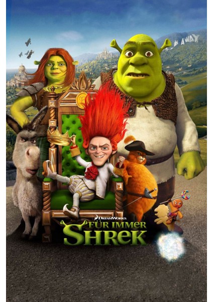 Shrek Forever After (2010) 1 Afiş - Poster ( Folyo ) - Afiş - POSTER-5734 ( 70 cm x 100 cm )