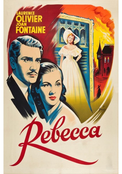 Rebecca (1940) 1 Afiş - Poster ( Folyo ) - Afiş - POSTER-5343 ( 70 cm x 100 cm )