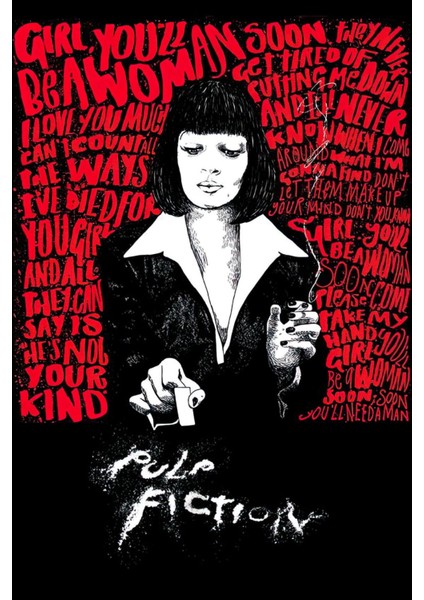 Pulp Fiction (1994) 0003 Afiş - Poster ( Folyo ) - Afiş - POSTER-5227 ( 70 cm x 100 cm )