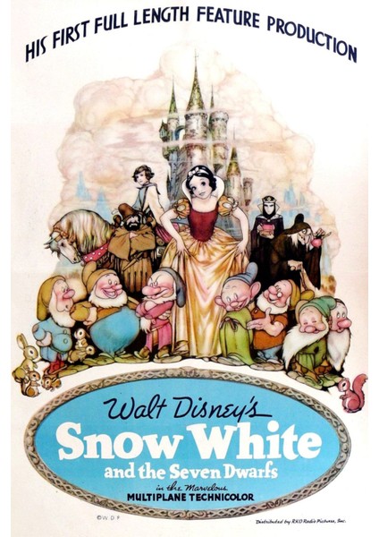 Snow White And The Seven Dwarfs (1937) 1 Afiş - Poster ( Folyo ) - Afiş - POSTER-5797 ( 70 cm x 100 cm )