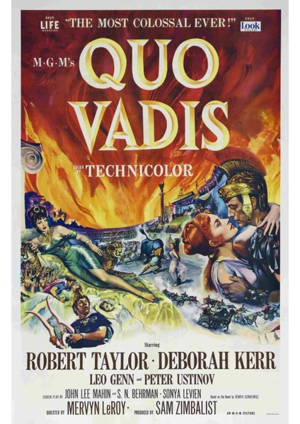 Quo Vadis (1951) Afiş - Poster ( Folyo ) - Afiş - POSTER-5257 ( 70 cm x 100 cm )