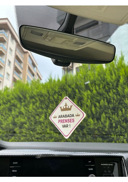 Oto Koku Arabada Prenses Var Araba Kağıt Asma Koku 2 Adet