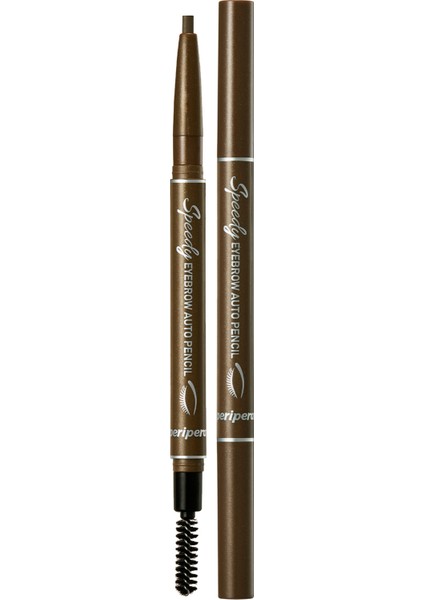 Doğal Görünüm Sunan Asansörlü Kaş Kalemi PERIPERA Speedy Eyebrow Auto Pencil (02 Gray Brown)
