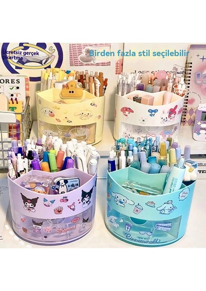 Dönebilir Yugui Köpek Melodie Masaüstü Çoklu Izgara Bitirme Kalem Tutucu (Yurt Dışından) modelleri